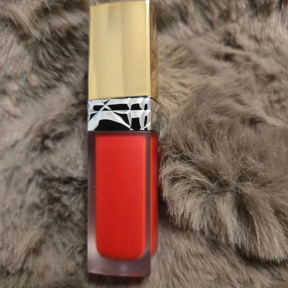 Dior Rouge Dior Forever Liquid Sequin 999 Limited Holiday Edition Lipstick